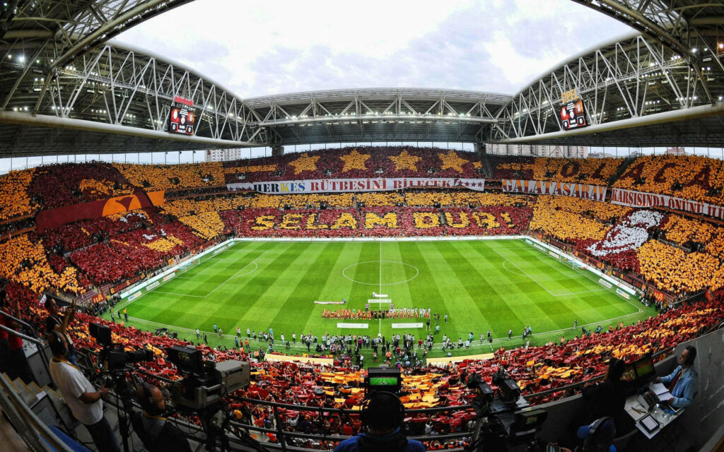 Turk Telekom Arena: Capturing Galatasaray's Majestic Football Fortress Wallpaper