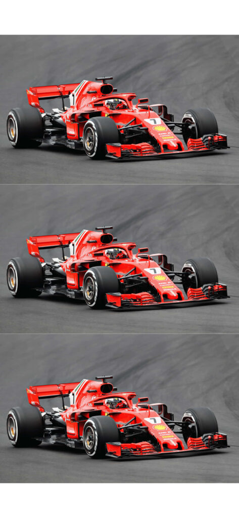 Race to Victory: The Thrilling Red Ferrari Speeds through F1 2018 Wallpaper