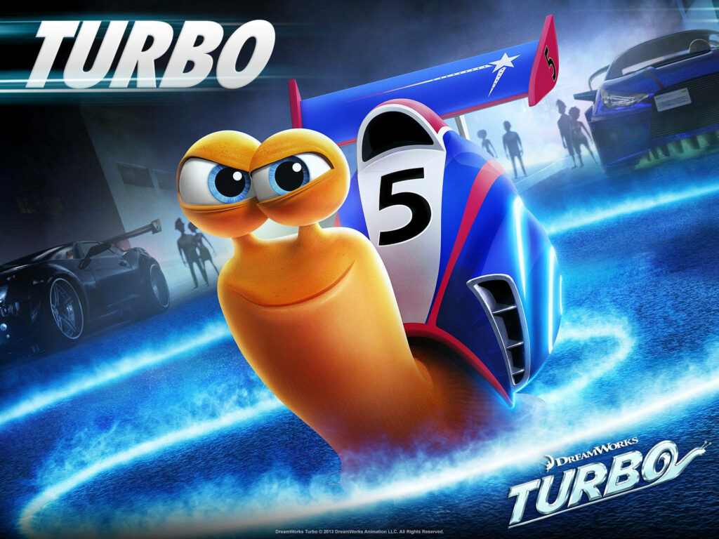 Turbo-licious: Captivating Animated Poster Wallpaper
