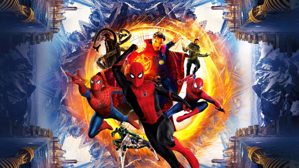 Spider-Man No Way Home: Epic Multiverse Team-Up Wallpaper