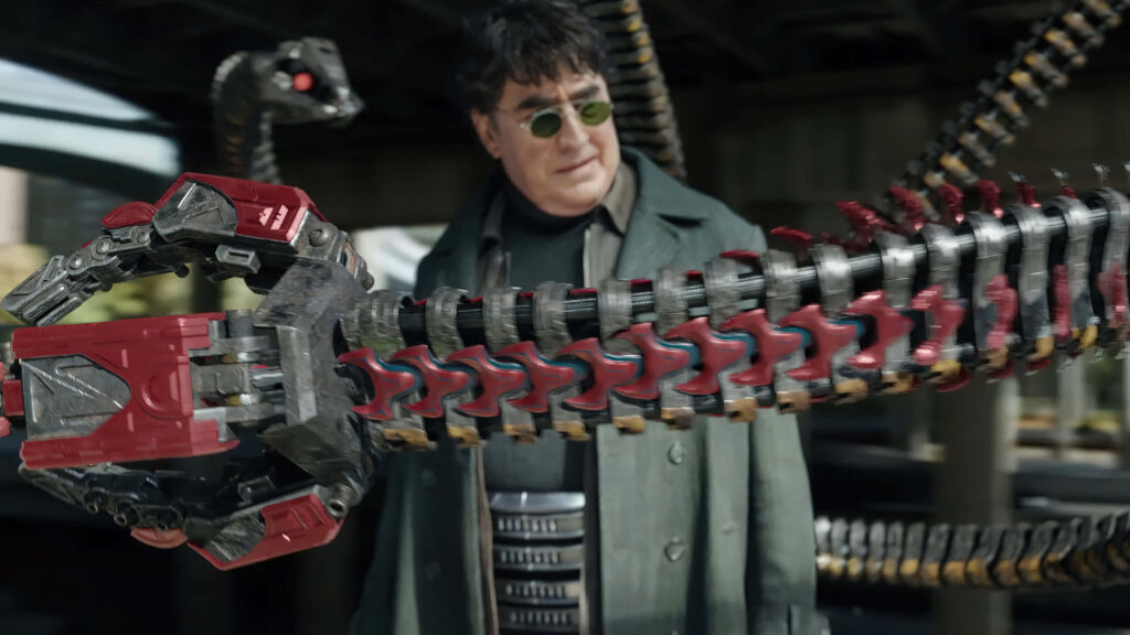 Doctor Octopus in Action: Spider-Man No Way Home Wallpaper Background