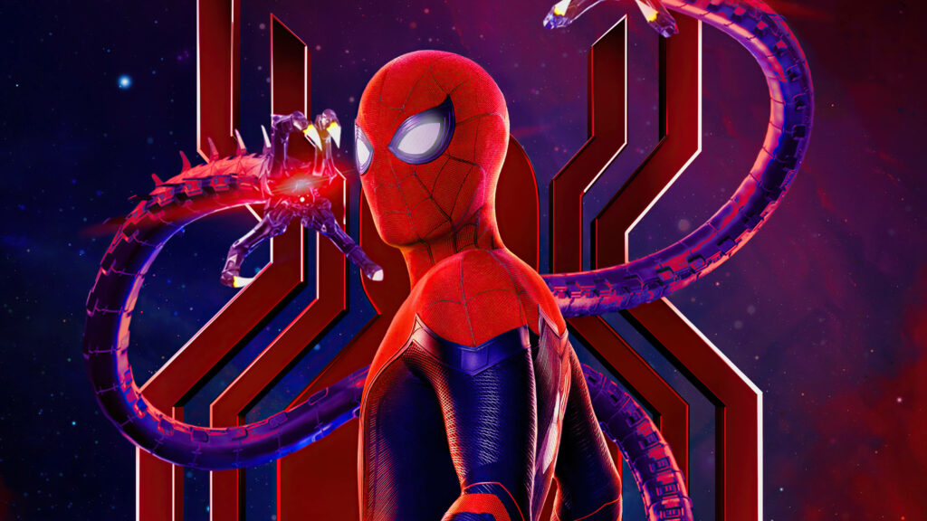 Spider-Man No Way Home Wallpaper: Iconic Suit & Doc Ock's Tentacles