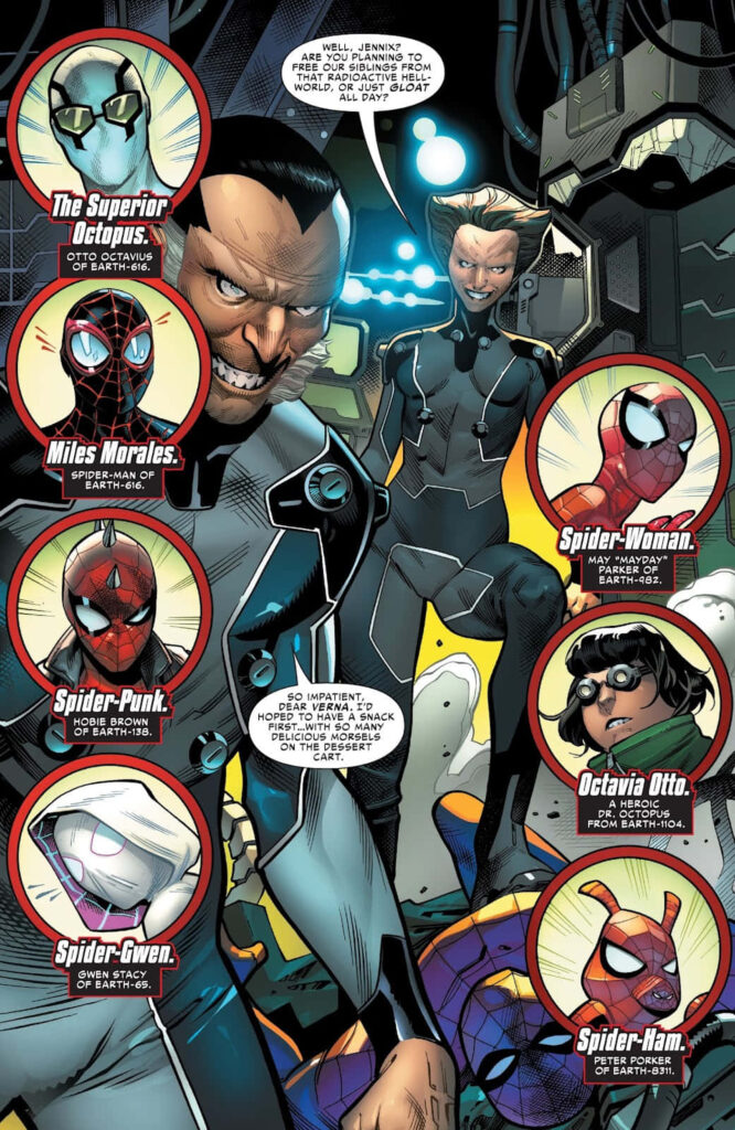 Spider-Verse Unleashed: Heroes United for the Ultimate Battle Wallpaper