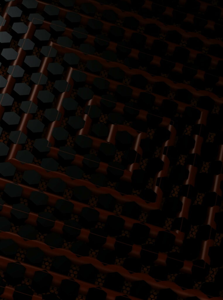 Mystical Spirals: A Dark 3D Texture Unleashing Volume in HD Wallpaper