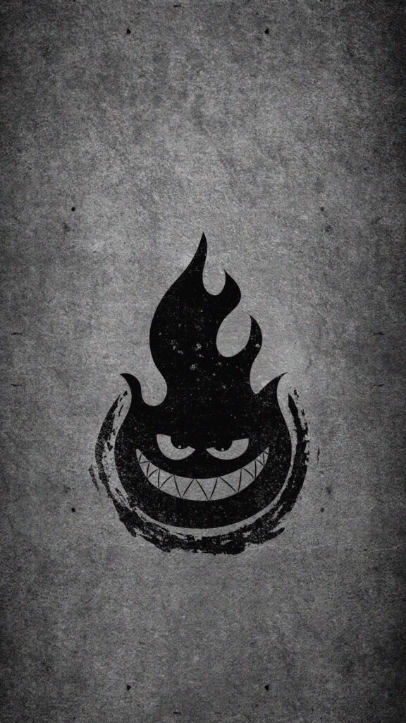 Edgy Black & White Spitfire Logo Wallpaper for Skate Enthusiasts