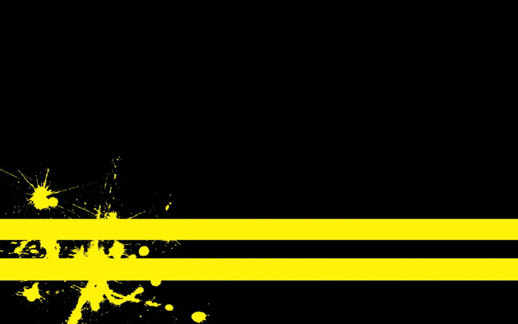 Vibrant Yellow Stripes: A Captivating, Cool and Dark Abstract Splash in an Awesome HD Wallpaper Background Photo