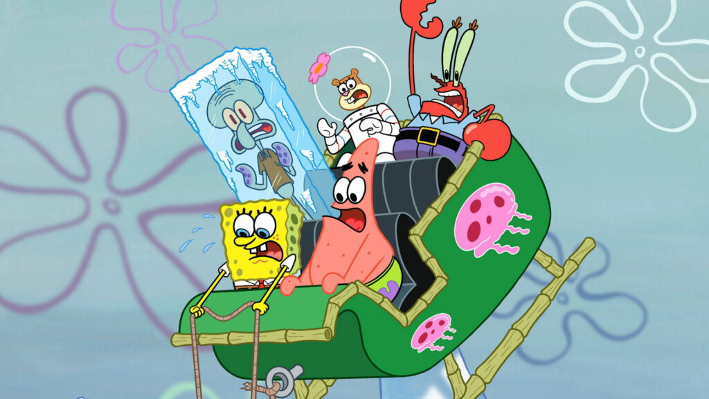 Spongebob Squarepants: Immersed in HD TV Show Wallpaper Bliss