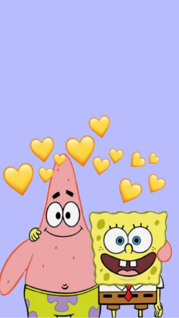 Spongy Fun: HD Cartoon Wallpaper featuring SpongeBob SquarePants