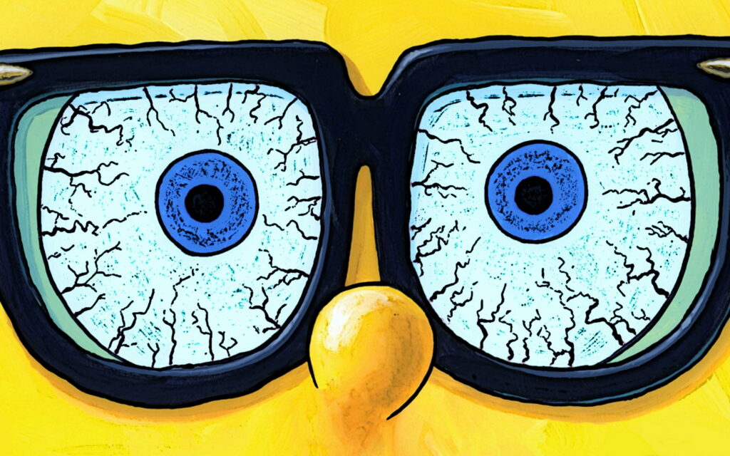 Immerse Yourself in the Vibrant 3D World of Spongebob Squarepants: A Captivating 4K Wallpaper!