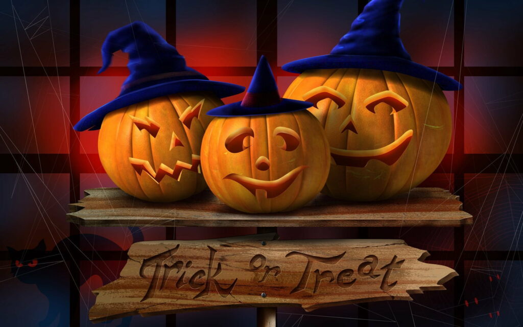 Enchantingly Imaginative 3D Halloween Pumpkin HD Wallpaper: Unleashing Creative Fall Vibes
