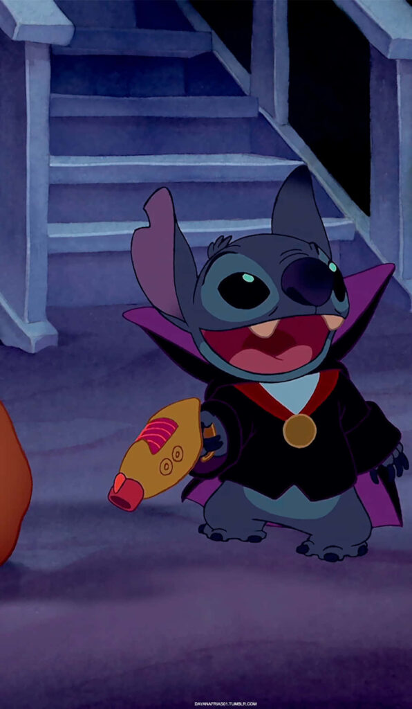 Spooky Stitch Vampire Wallpaper: Embrace Halloween Spirit!