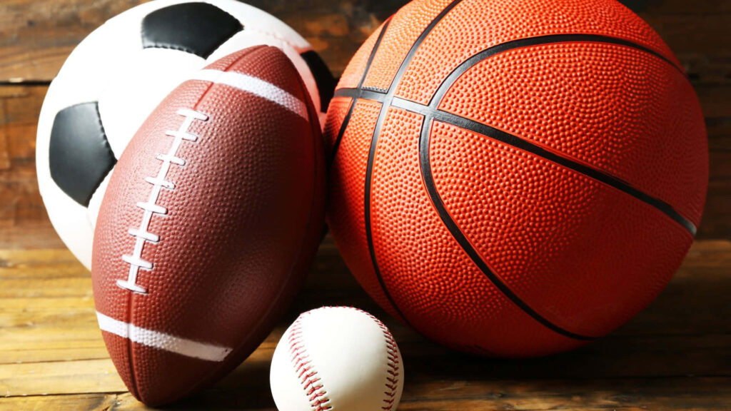 Dynamic Sports Wallpaper: Baseball, Soccer, Basketball & Football Textures