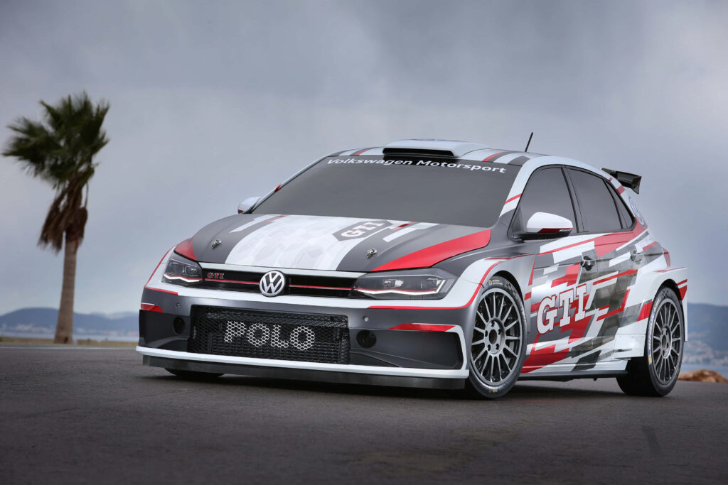 Dynamic Volkswagen Polo GTI Wallpaper: Sporty Design & Racing Vibes