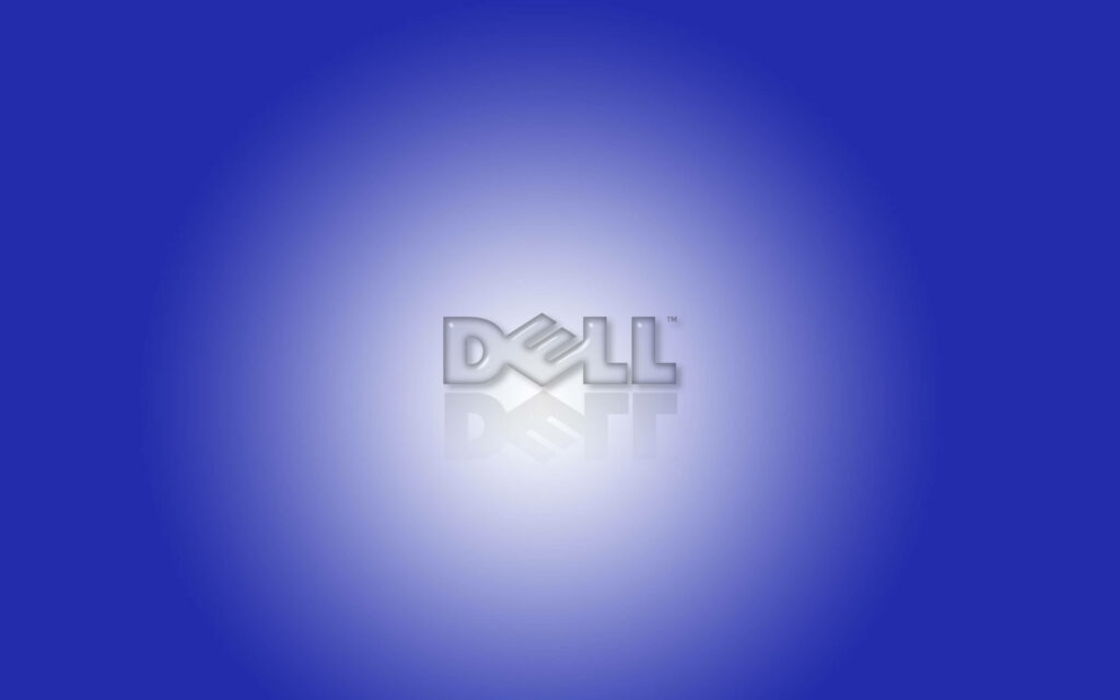 Spotlight Brilliance: Captivating Dell Logo in 4K Wallpaper