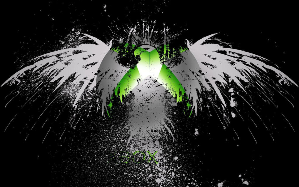 Xbox Takes Flight: Majestic Eagle Design Wallpaper