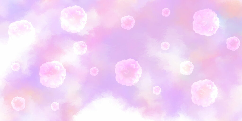 Spring into Style: Light Purple Geometric Shapes Wallpaper