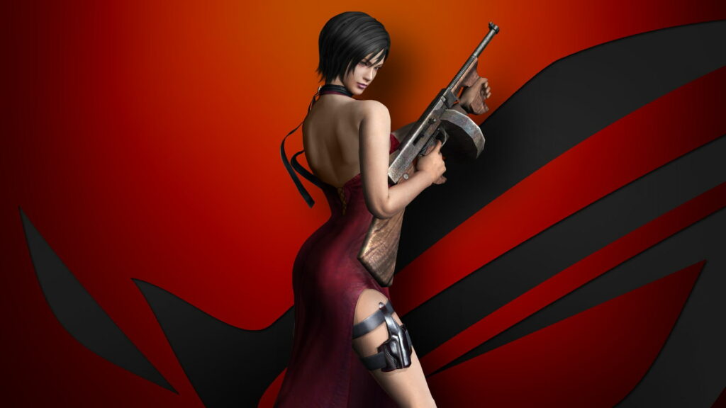 Stealthy Arsenal: An Asian Spy's Fiery Weaponry in a Game of Intrigue Wallpaper