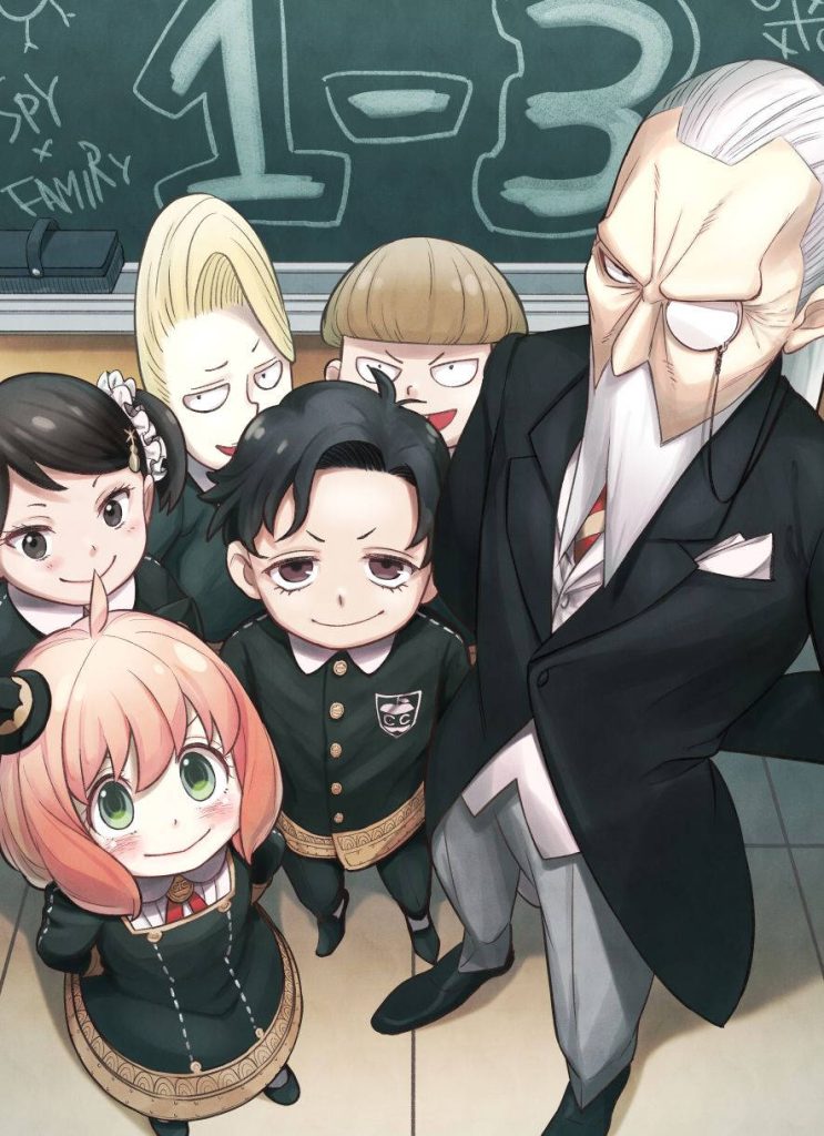 Spy × Family wallpaper featuring Anya Forger Damian Desmond Becky Blackbell and teacher Henry Henderson
