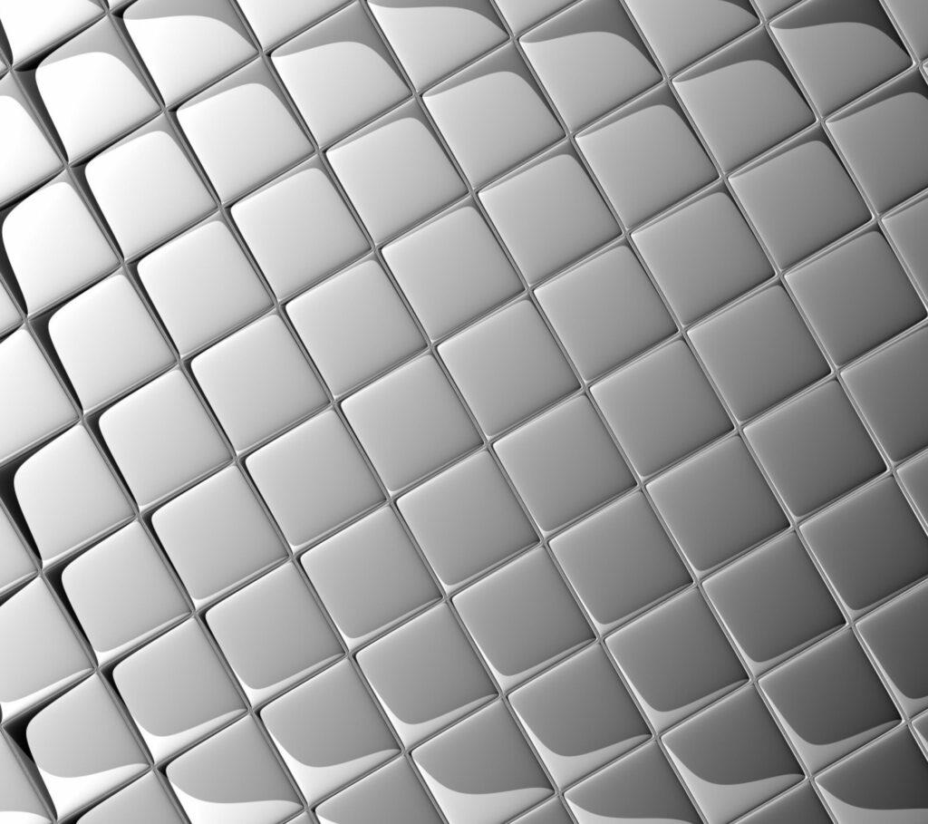 Ethereal Serenity: A Glimpse through Glade's Shimmering Square Glass Panels Wallpaper