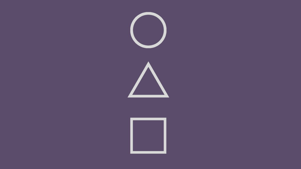 Squid Game: Captivating Minimalism in Radiant Purple HD Wallpaper