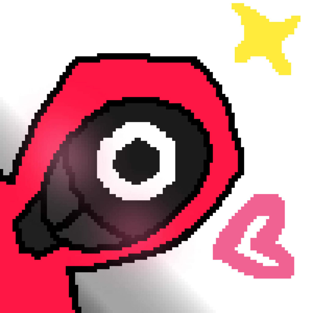 Squid Game's Guardian: A Child's Interpretation in PFP Art Wallpaper