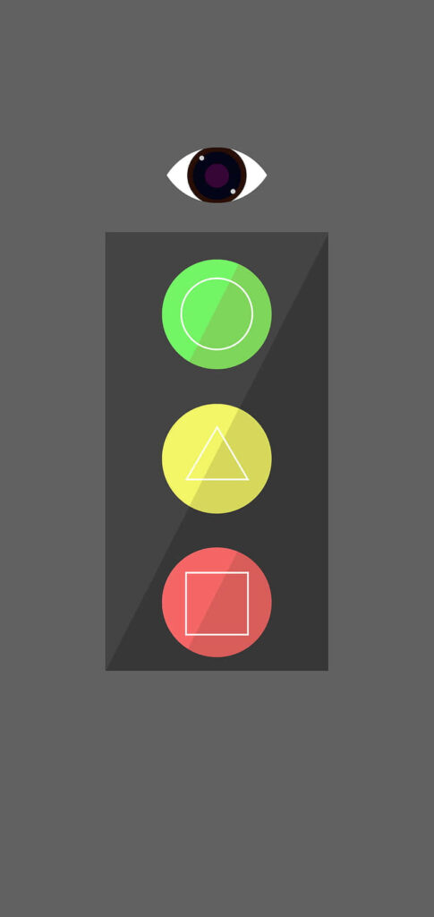 Intense Game of Survival: Vivid Squid Game Red Light Green Light Scenario Wallpaper