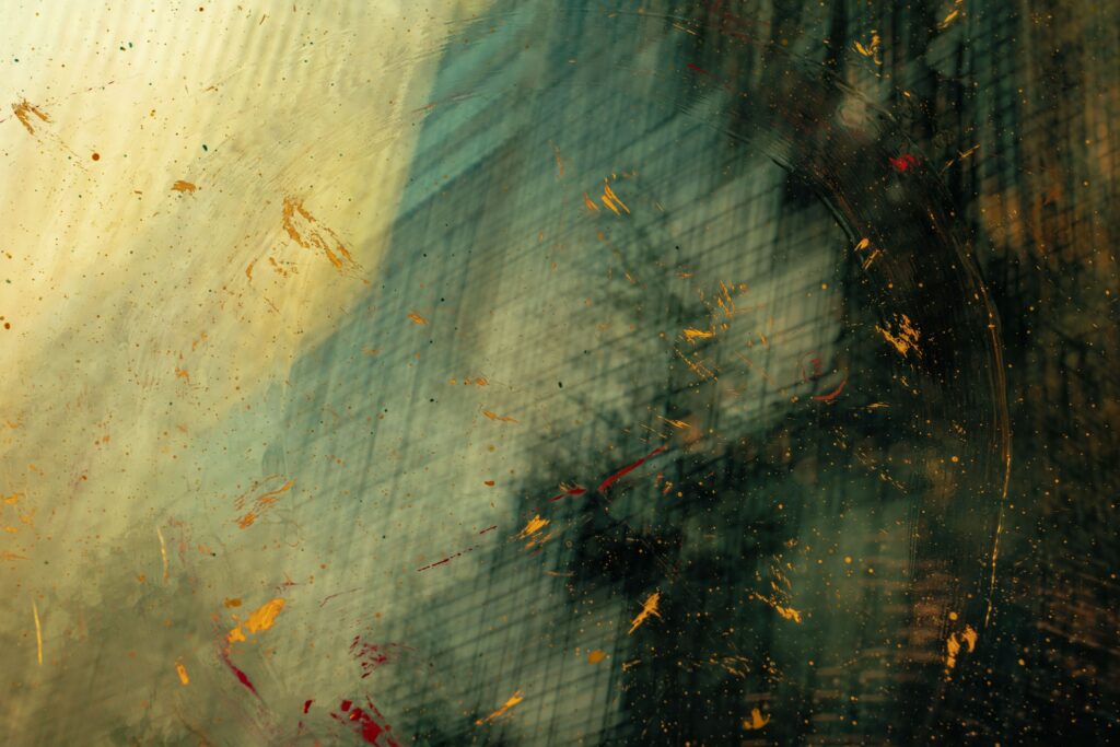 Artistic Stained Glass Wallpaper - Textured Blurred Background 3600x2400