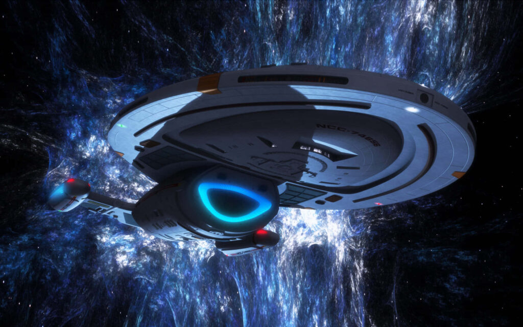 Star Trek Starship Wallpaper: Dynamic Space Adventure Background
