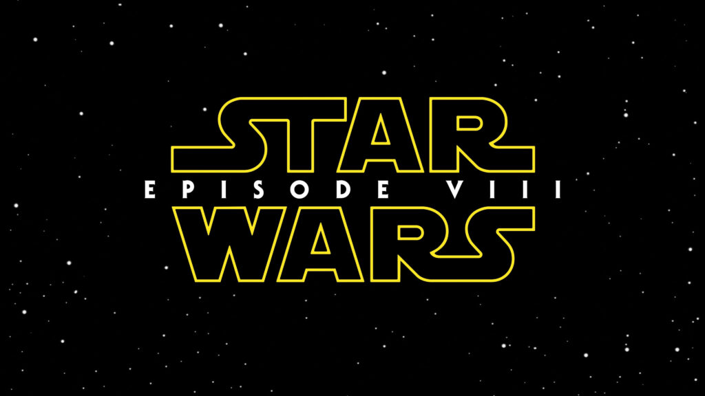 Star Wars Episode VIII Logo 4K Wallpaper – Classic Sci-Fi Background