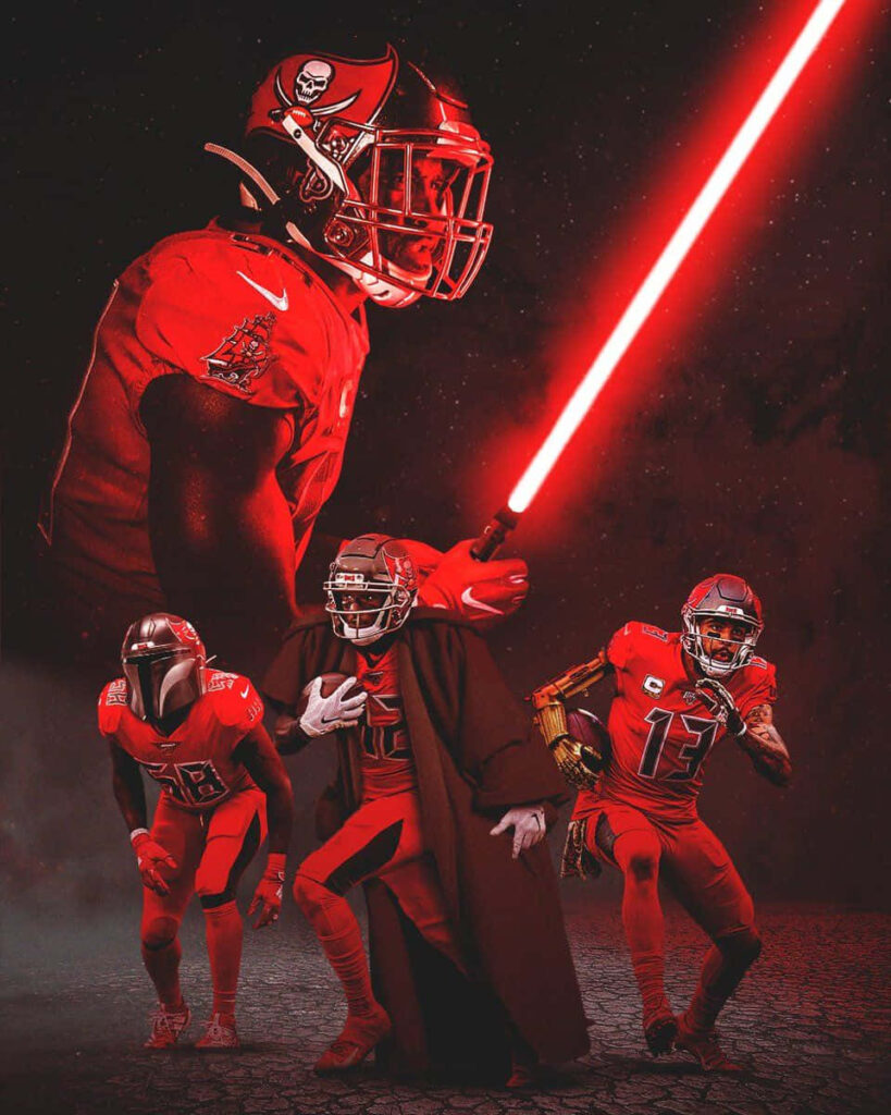 Star Wars-Inspired Tampa Bay Buccaneers Dynamic Wallpaper