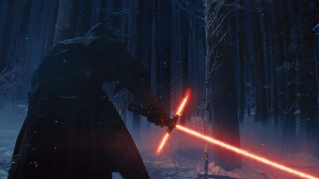 Striking *Star Wars: The Force Awakens* Dark Forest Wallpaper Background
