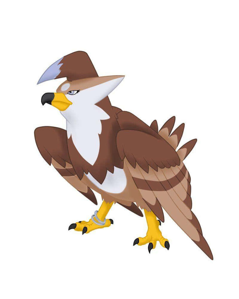 Staraptor Wallpaper: Fierce Bird Pokémon with Strength & Freedom