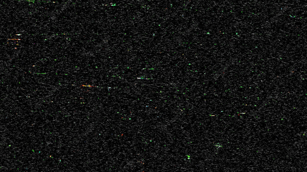 Cosmic black space wallpaper with colorful stars and celestial details for a universe ambiance.