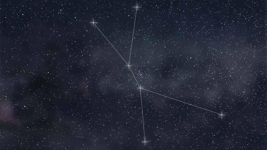 Mesmerizing Starry Night Sky Wallpaper - Cosmic Constellations Design