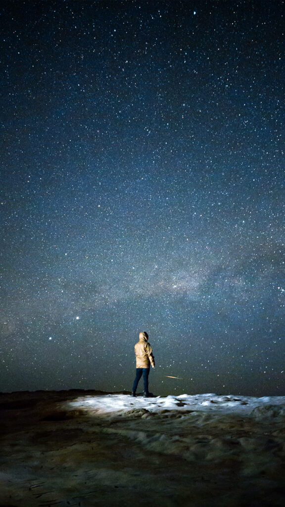 Starry Night Sky Wallpaper for Samsung Galaxy Note 20 Ultra