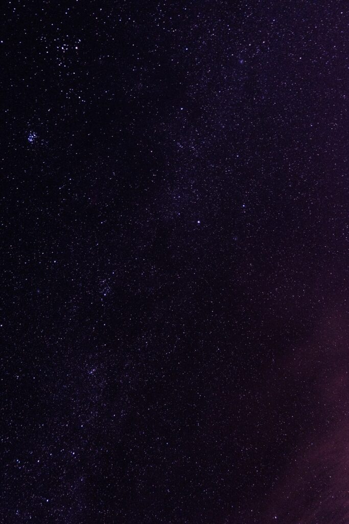 Enchanting Starry Sky Wallpaper – Serene Background with Sparkling Stars