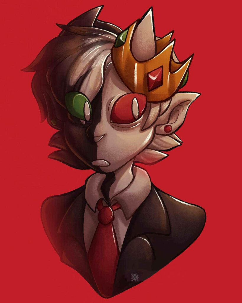 Ranboo DSMP: The Startling Surprise of a Crowned Enigma Wallpaper