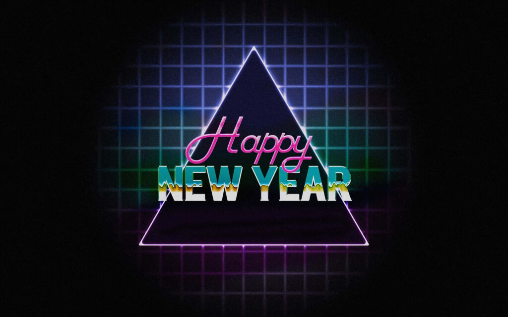 Reviving Nostalgia: A 90s Retro New Year Wallpaper to Kickstart 2021