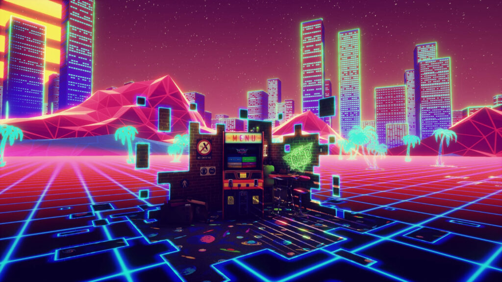Step back in time: Reliving the Golden Era of Arcade Gaming Wallpaper