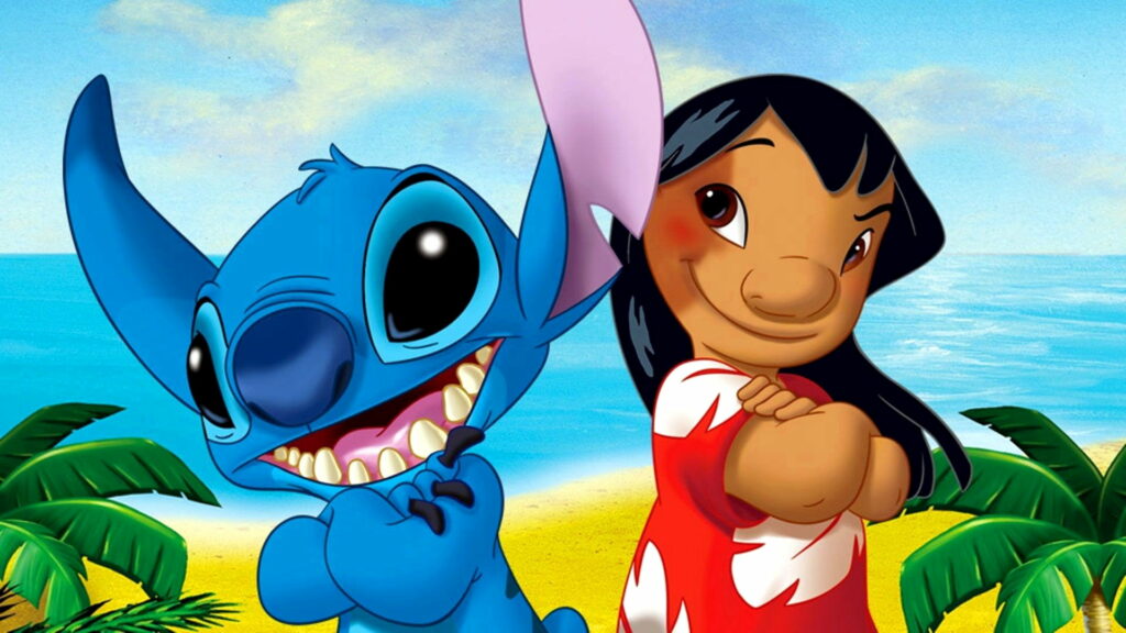 Captivating Cinematic Delight: Lilo & Stitch HD Wallpaper Unveils Mesmerizing Movie Magic