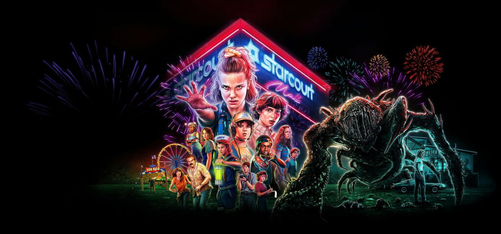 Enigmatic Adventures Unfold: Captivating 5K Wallpaper of Stranger Things Season 3