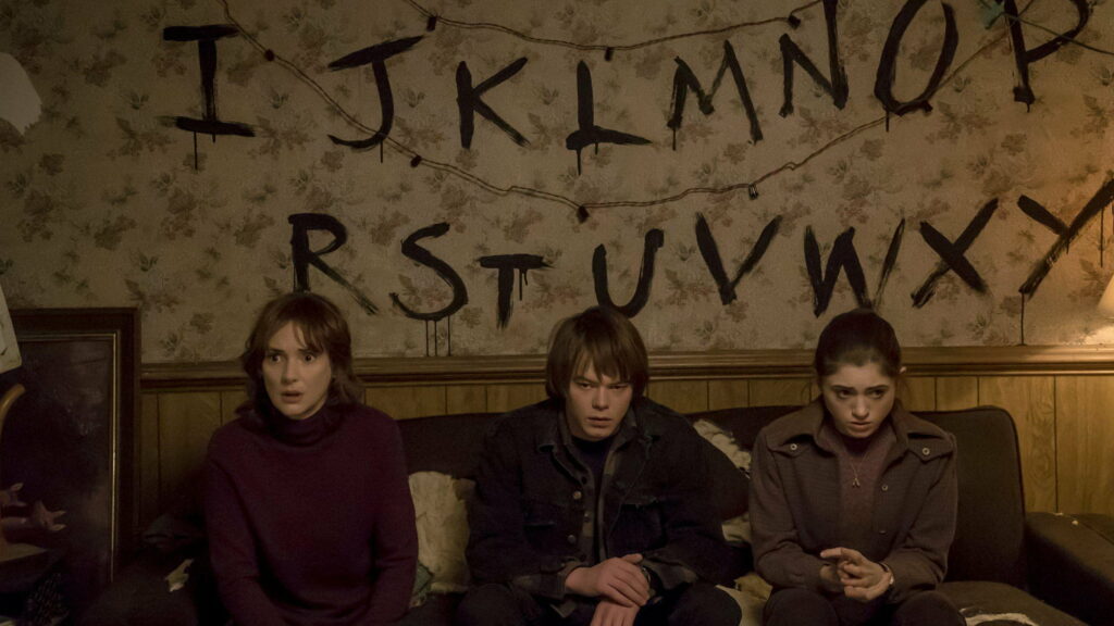 Eerie Encounters: Immersive Stranger Things Character Captured in Stunning HD Wallpaper