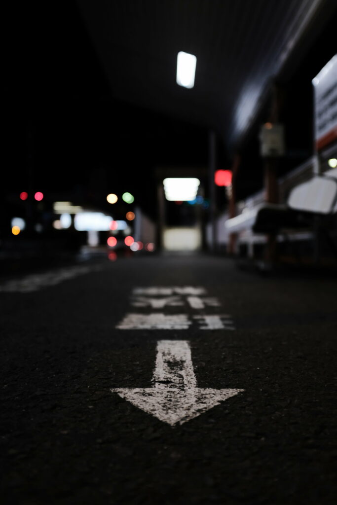 Street Marking Guide: An HD Phone Wallpaper with Asphalt Arrow Pointer in Background