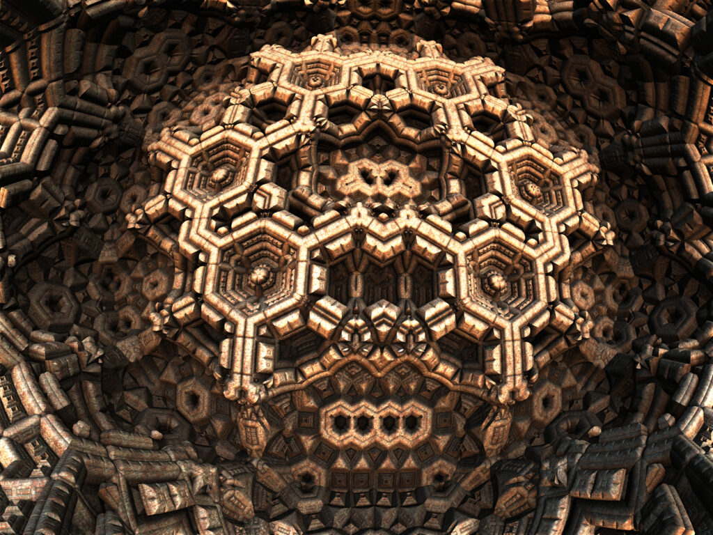 Intricate Abstract Geometric Wallpaper - Captivating Background Design