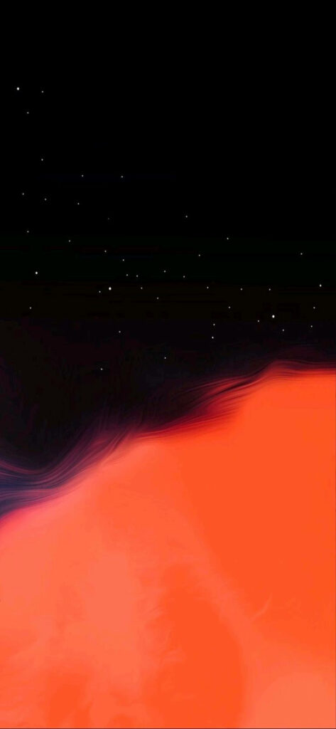 Bold Abstract Wallpaper: Black & Orange Gradient for Redmi Note 9 Pro