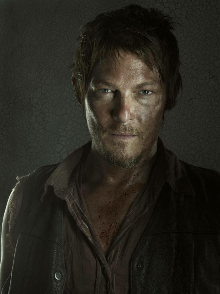 Rugged Daryl Wallpaper from The Walking Dead - Textured Background