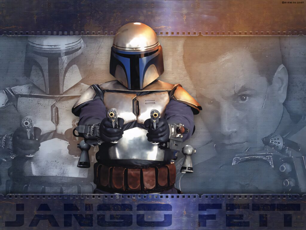 Jango Fett Wallpaper: Iconic Mandalorian Armor & Bounty Hunter Style