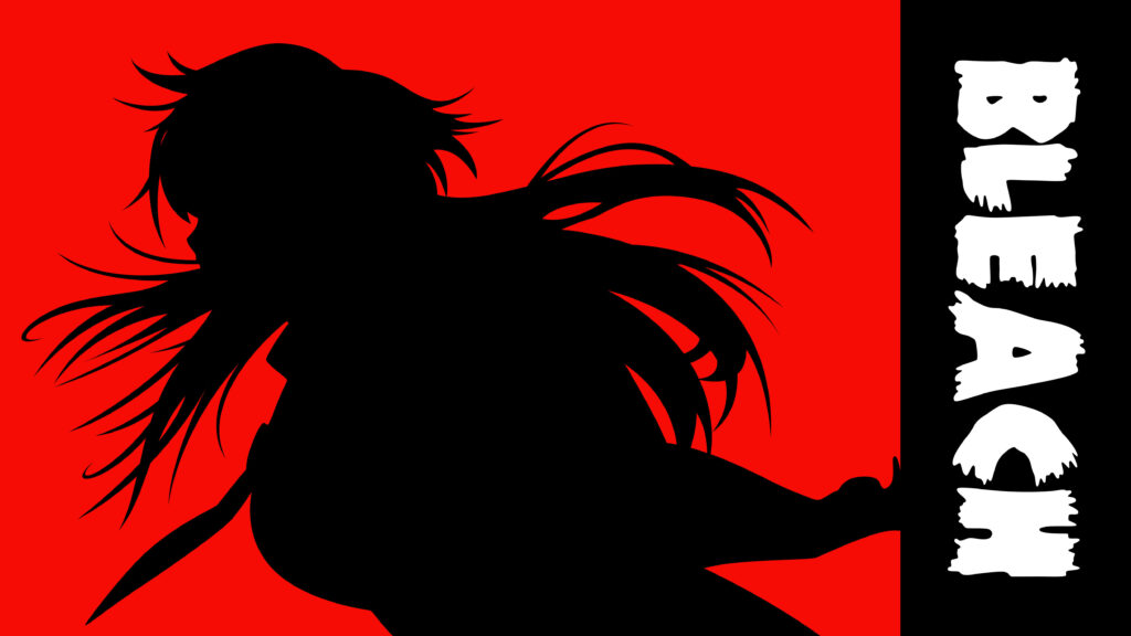 Vibrant 4K Bleach Orihime Inoue Silhouette Wallpaper Background