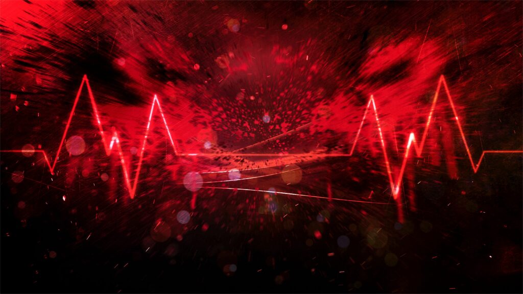 Dynamic Red Abstract Wallpaper 3840x2160 - Energetic Design