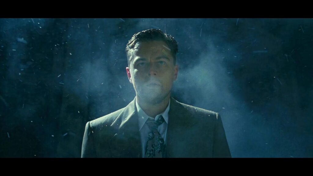 Leonardo DiCaprio in Intense Shutter Island Wallpaper Background